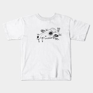 Opossum Skull Design Kids T-Shirt